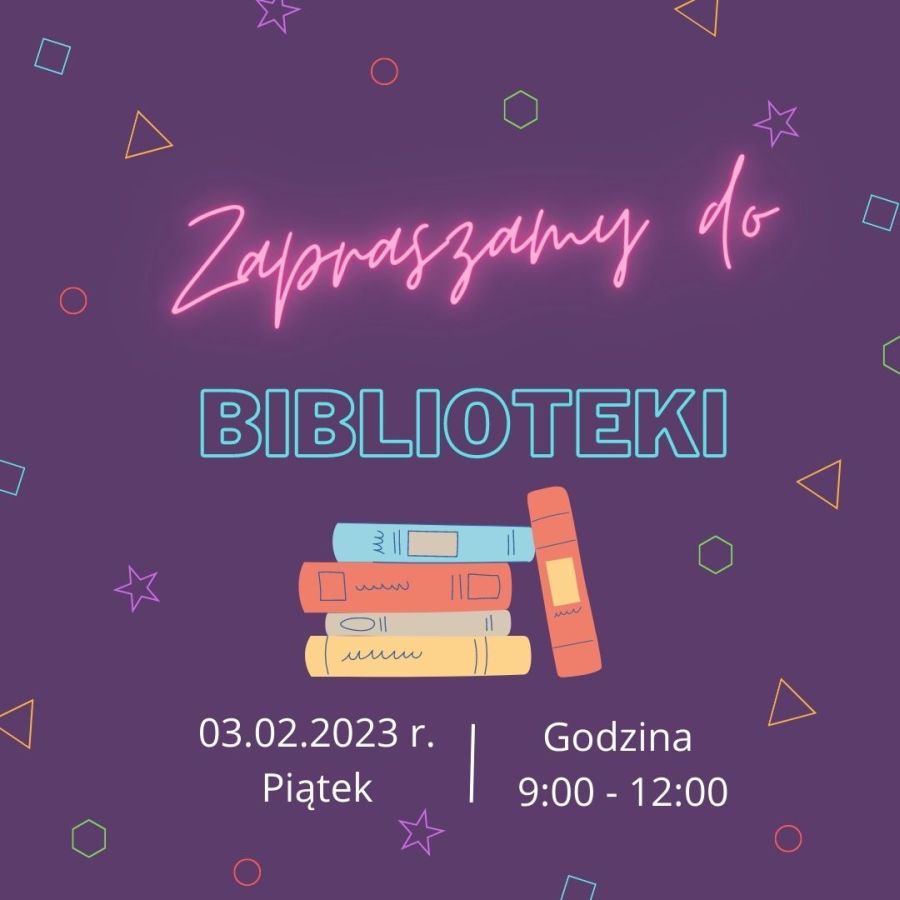 Dyżur w bibliotece szkolnej