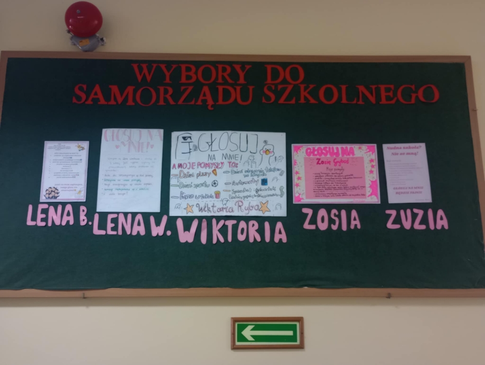 Prezentacja kandydatek do Samorządu Uczniowskiego