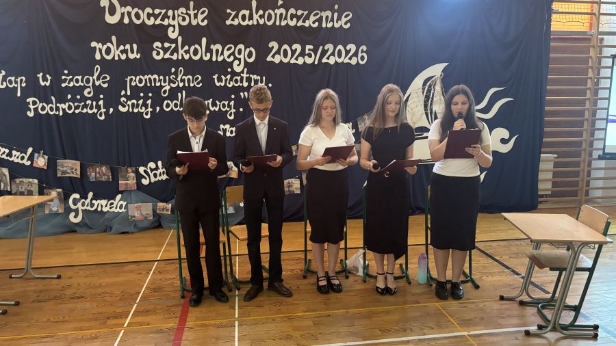 Uroczyste zakończenie roku szkolnego 2025/2026
